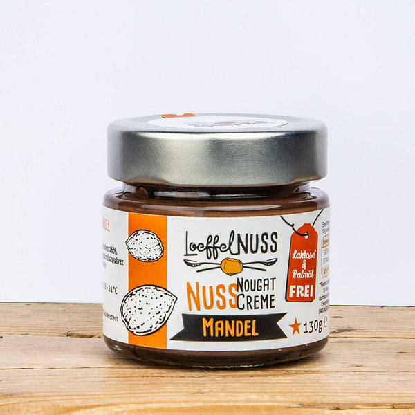 Mandel-Nougat-Creme im Glas 130 g